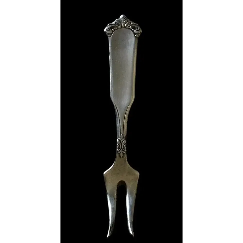Norway Norge Collectable Souvenir Cocktail Fork 40GR Silverplate 4